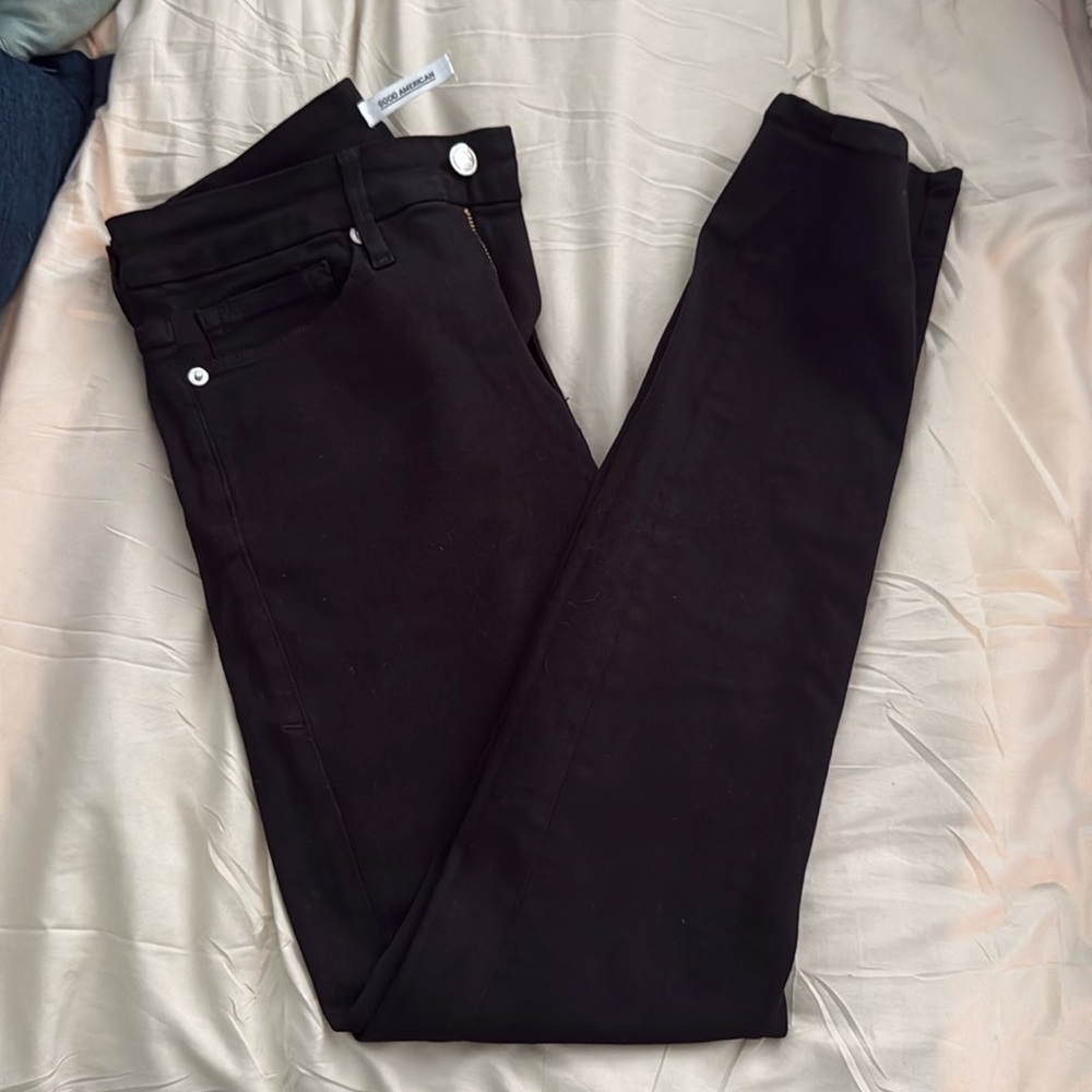 Good American Good Legs Black Jeans